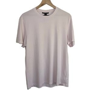 Michael Kors Men's Basic Crew Neck T-Shirt Pink Large with MK Logo